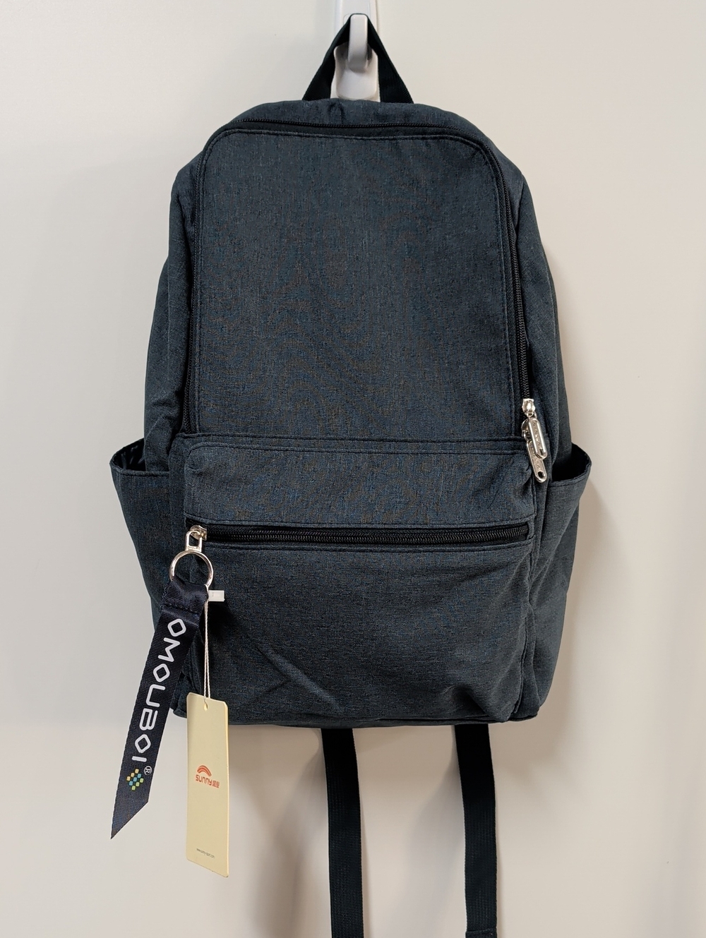 Omouboi Blue Denim Casual Super Break Backpack